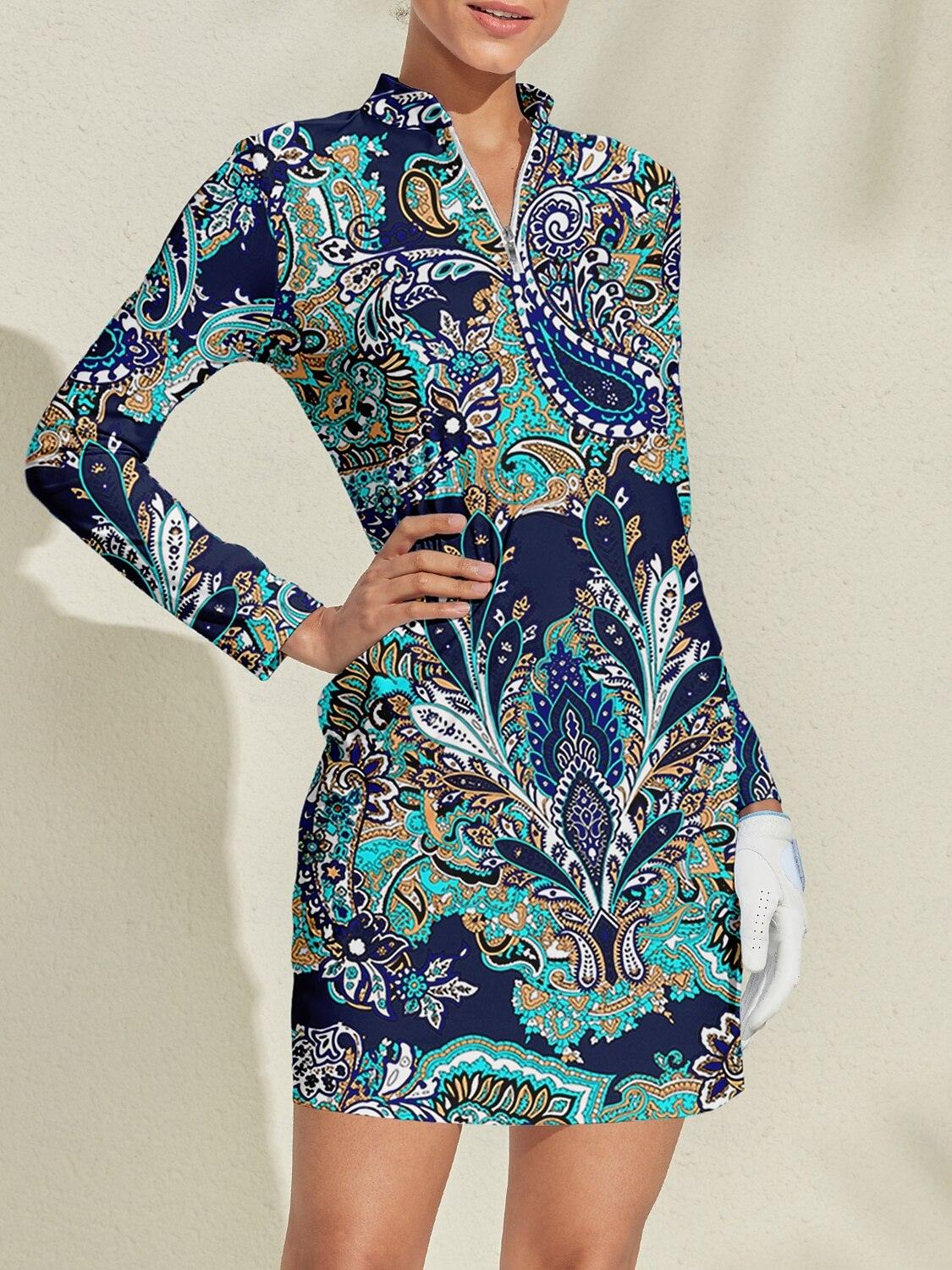 Pretty Feminine Long Sleeve Dress UPF50+