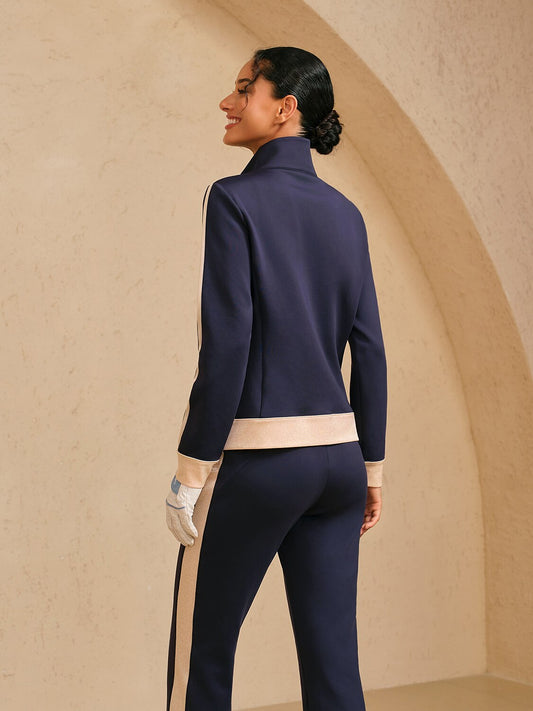Navycore Color Block Full Zip Golf Jacket