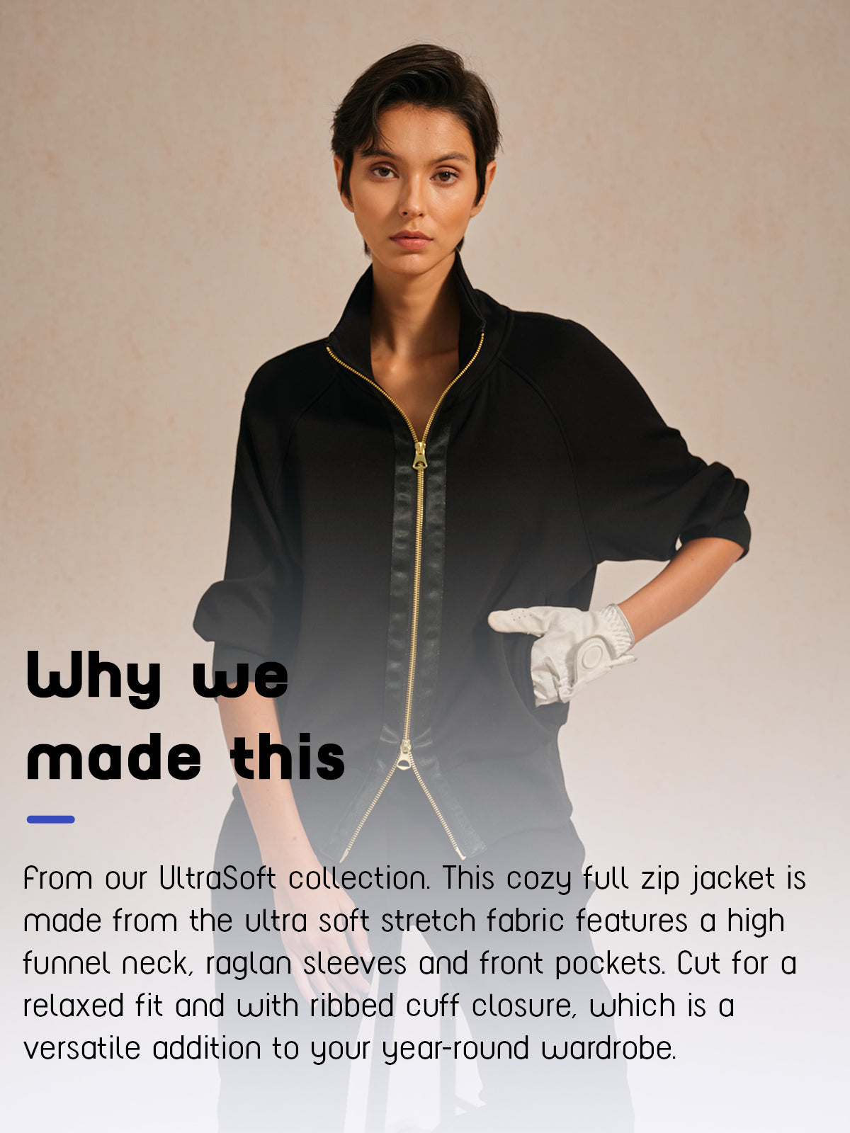 UltraSoft Long Sleeve Trimmed Jacket