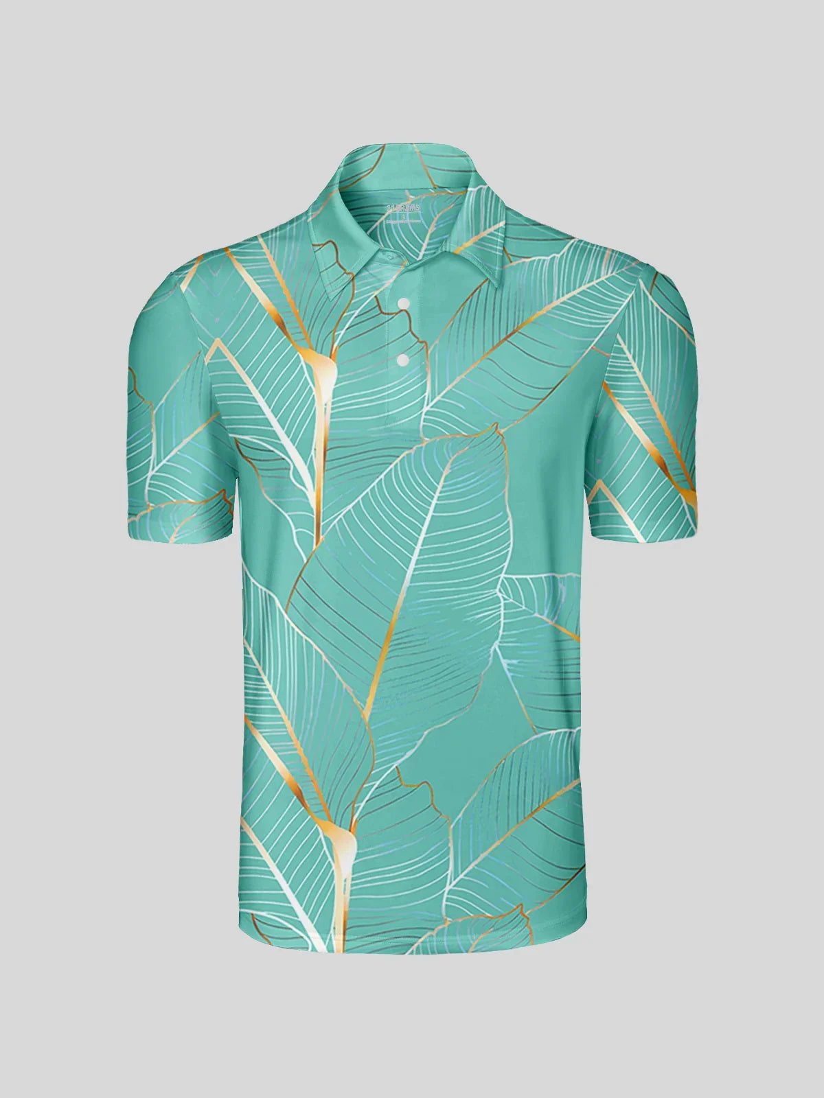 Hyped-up Tropical Men's Polo Top UPF50+