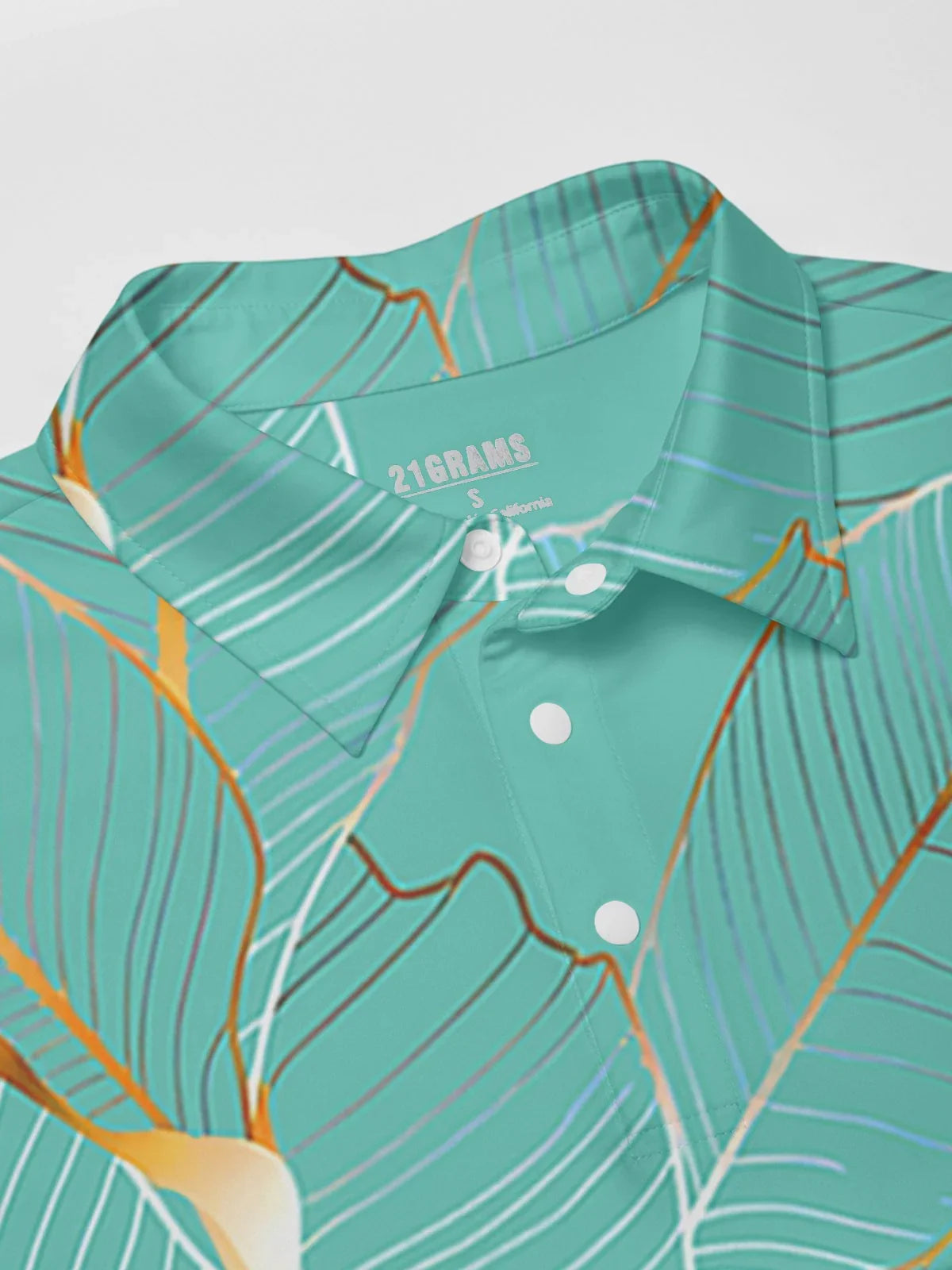 Hyped-up Tropical Men's Polo Top UPF50+