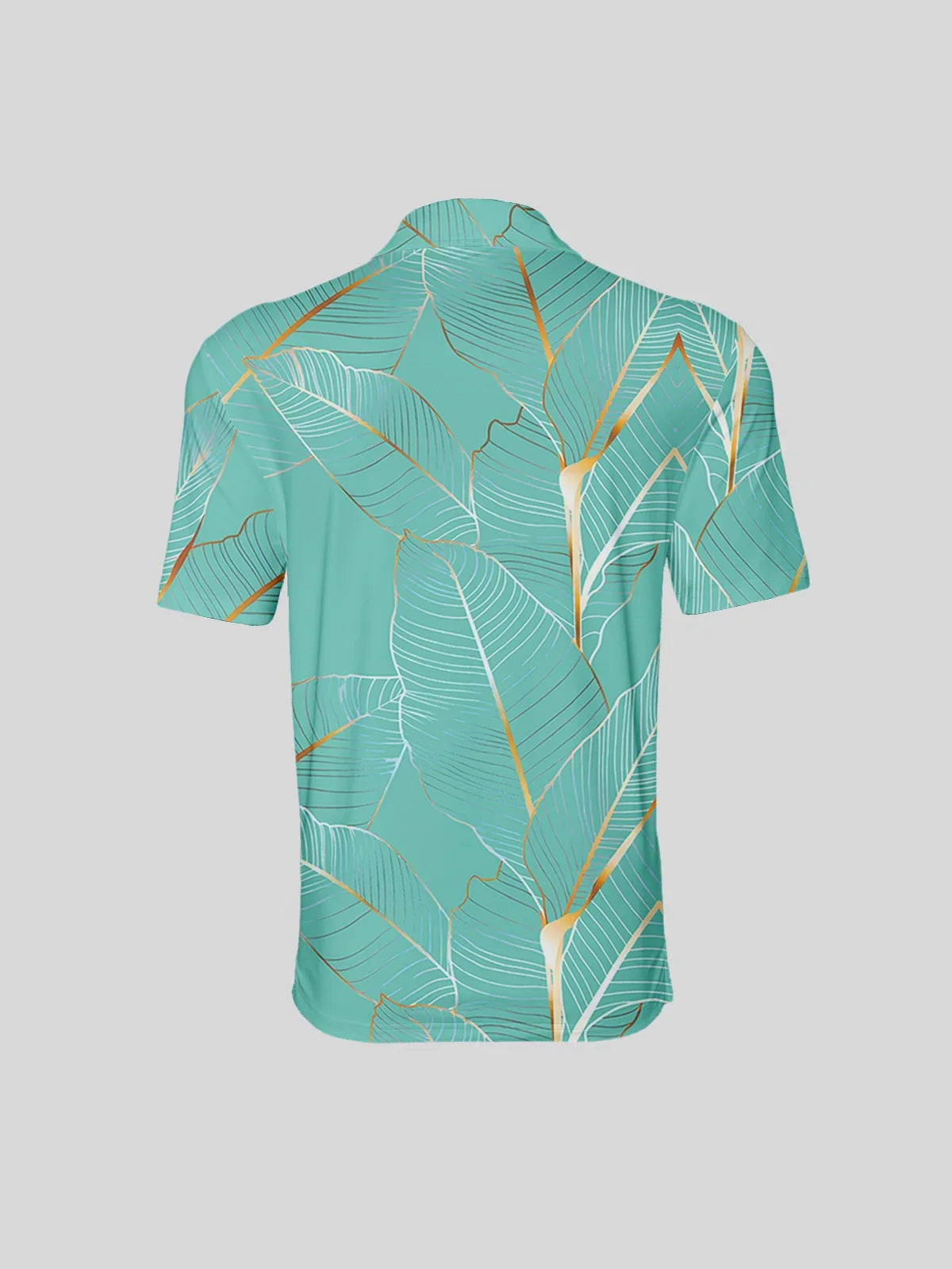 Hyped-up Tropical Men's Polo Top UPF50+