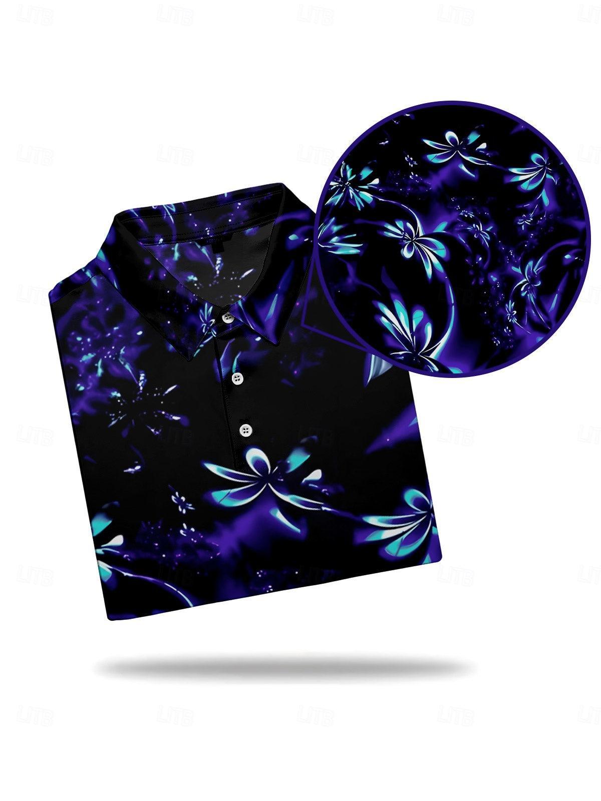 Botanical Energy Men's Polo Top UPF50+