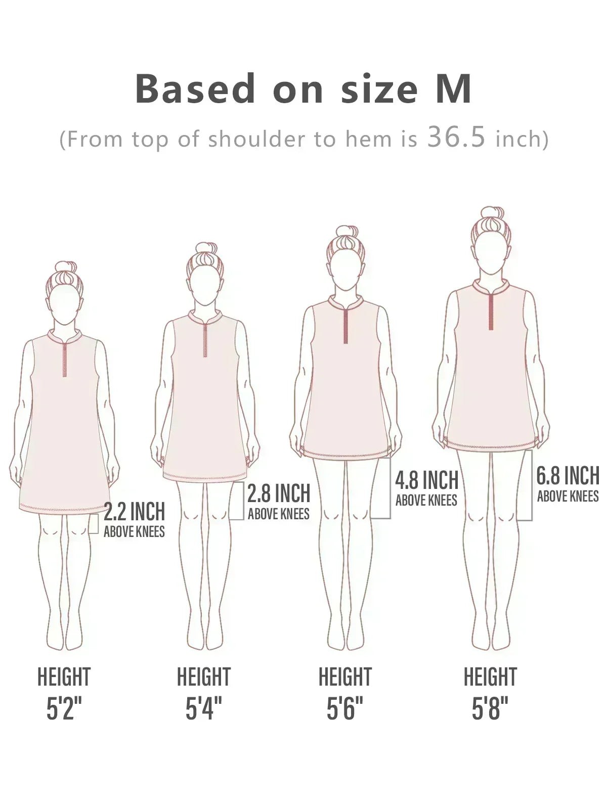 Hyped-up Tropical Sleeveless 36.5 Inch Dress UPF50+