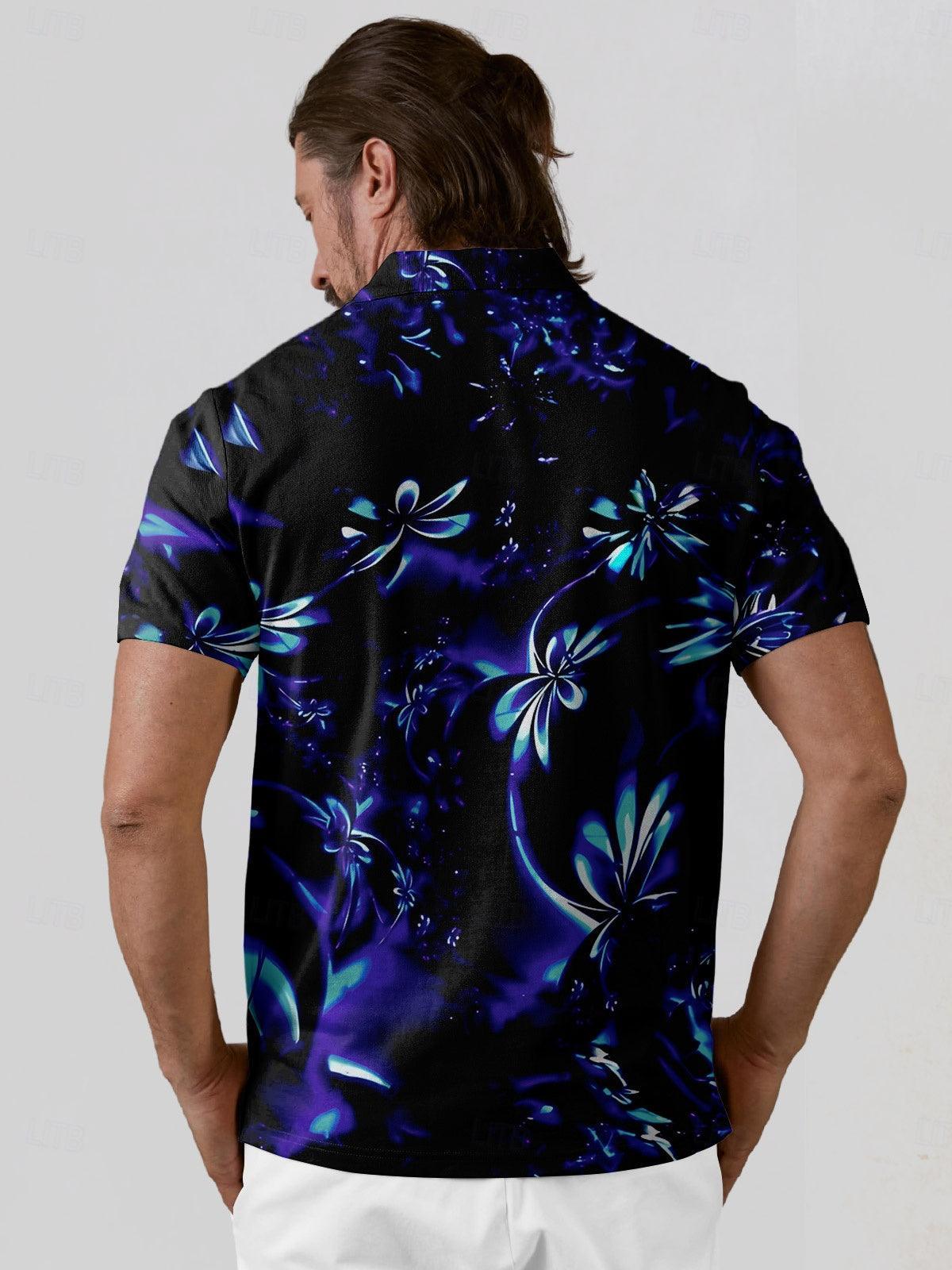Botanical Energy Men's Polo Top UPF50+