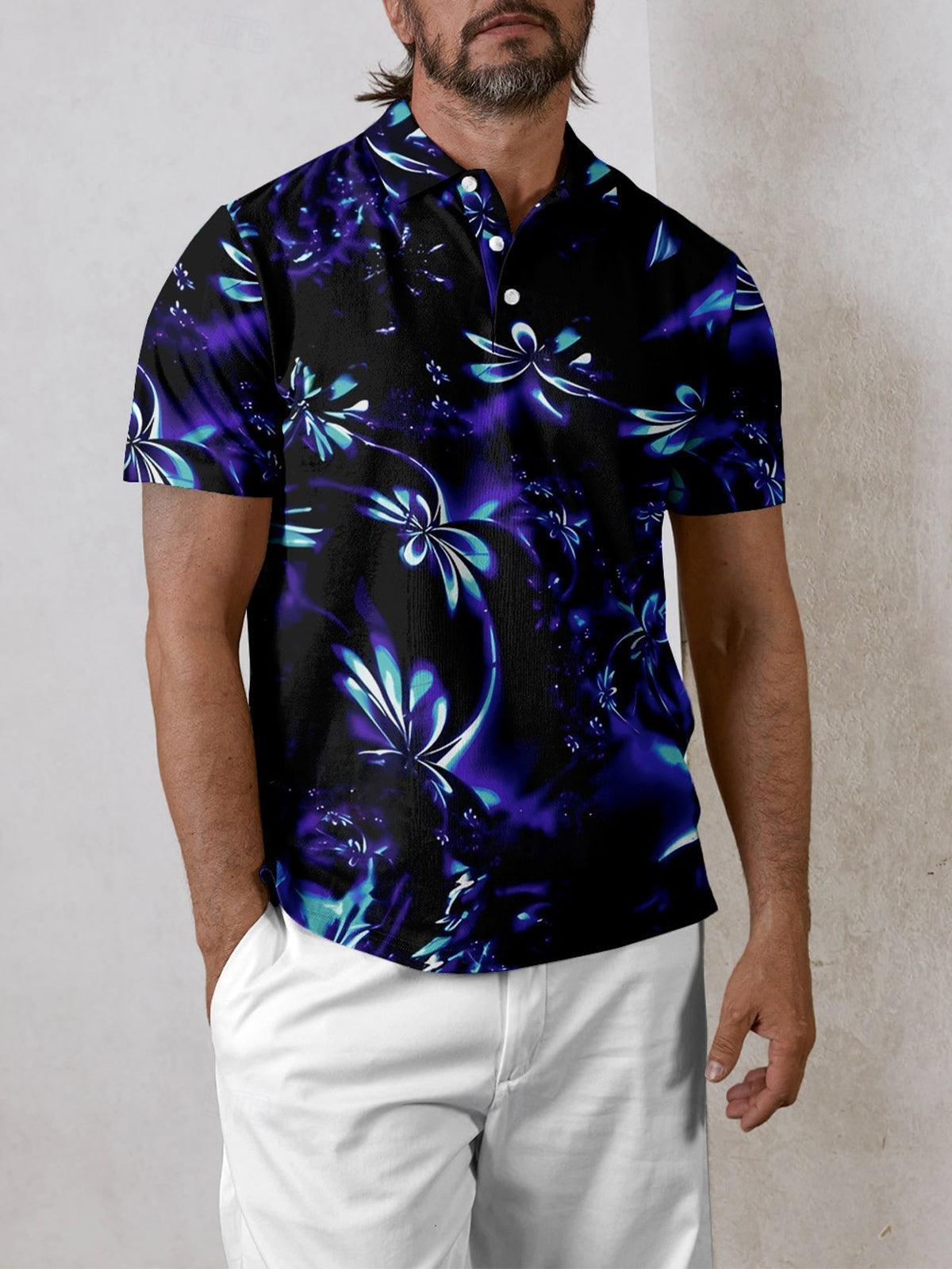 Botanical Energy Men's Polo Top UPF50+