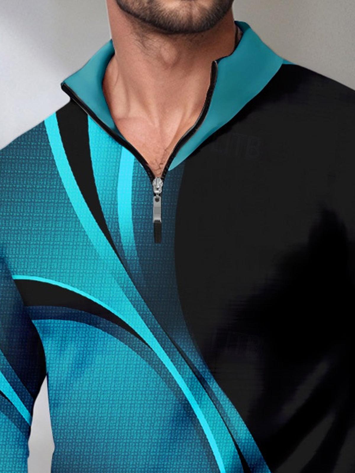 Hyper-prep Men's Golf Shirt Quarterzip UPF50+