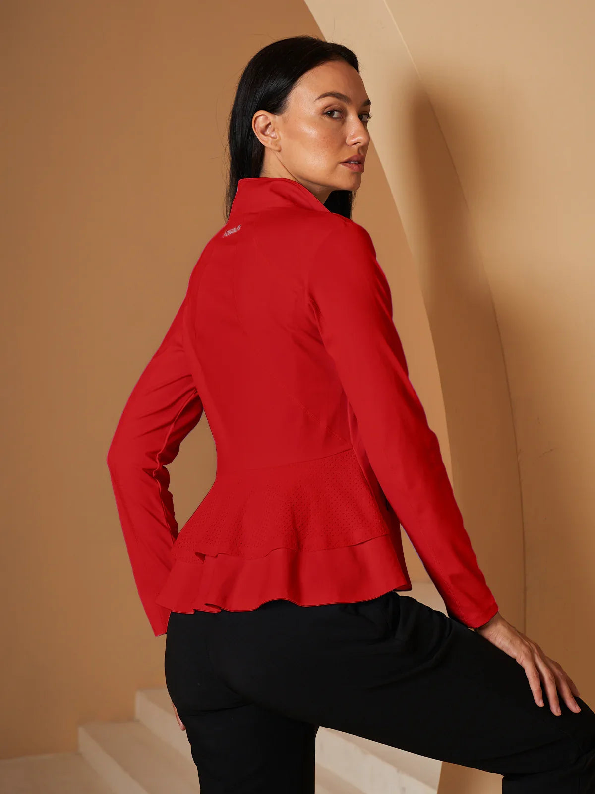 More Than Basic Ruffle Golf Jacket Sun Protection