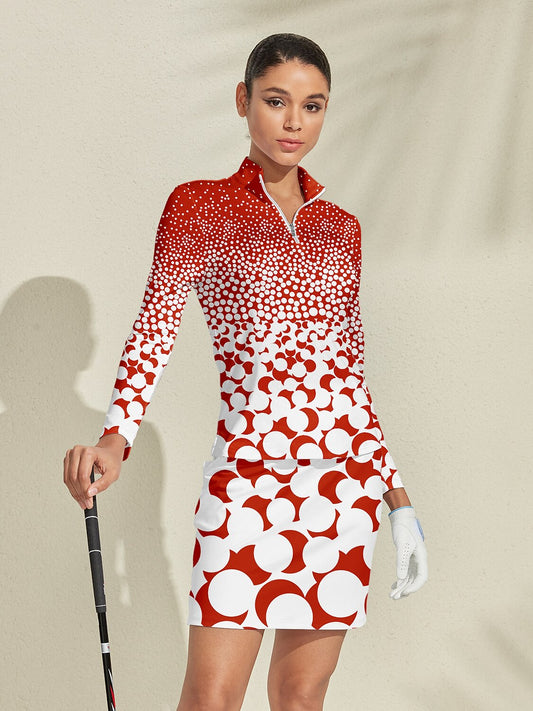 Hyper-prep Silky Golf Shirt Quarterzip UPF50+