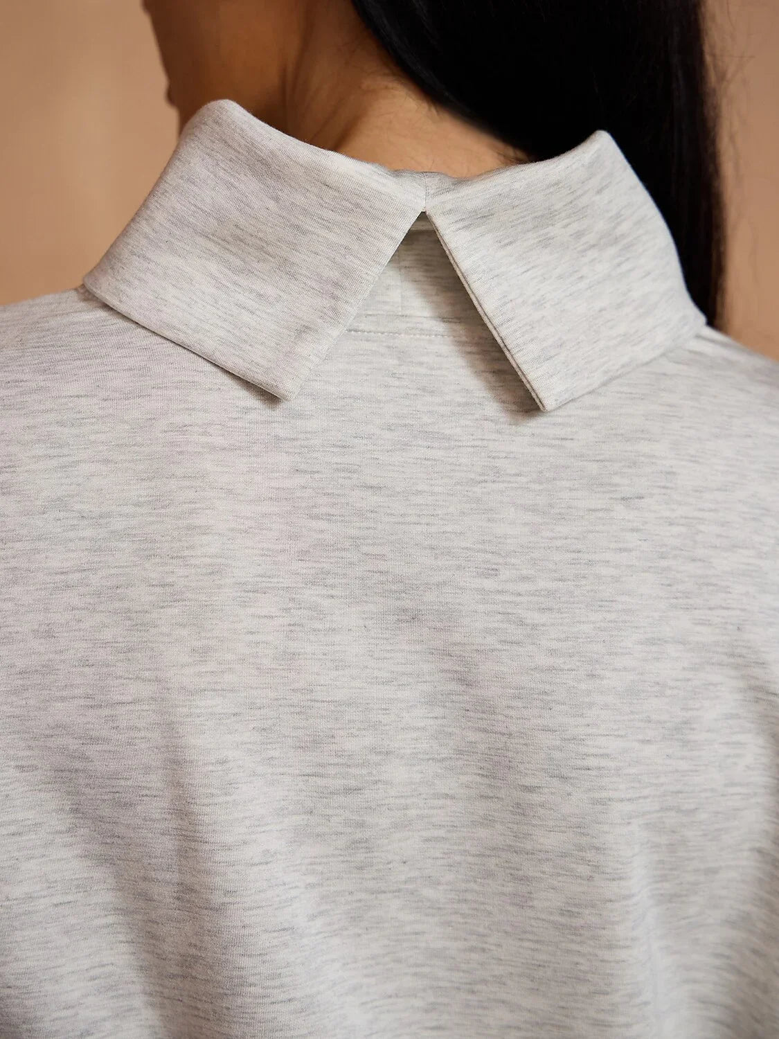 UltraSoft Short Sleeve Drawstring Mock Neck 37 Inch Dress