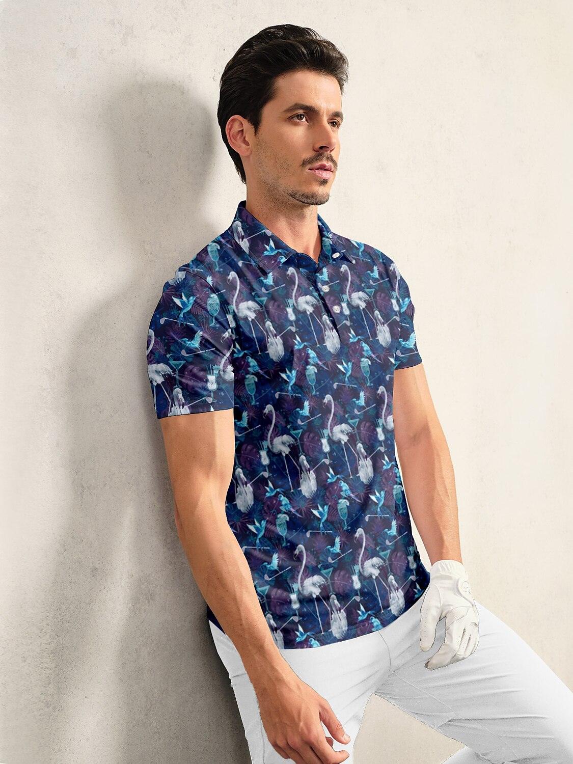 Wildlife Party Men's Polo Top UPF50+