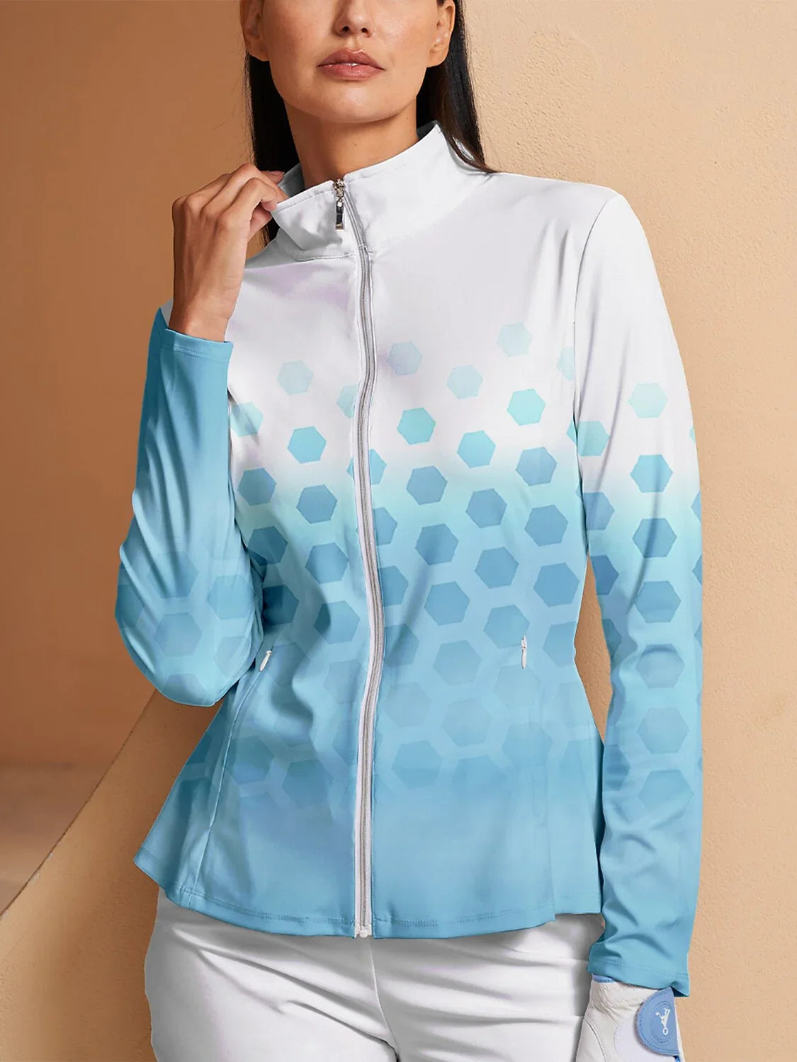 Hyper-prep Ruffle Golf Jacket Sun Protection