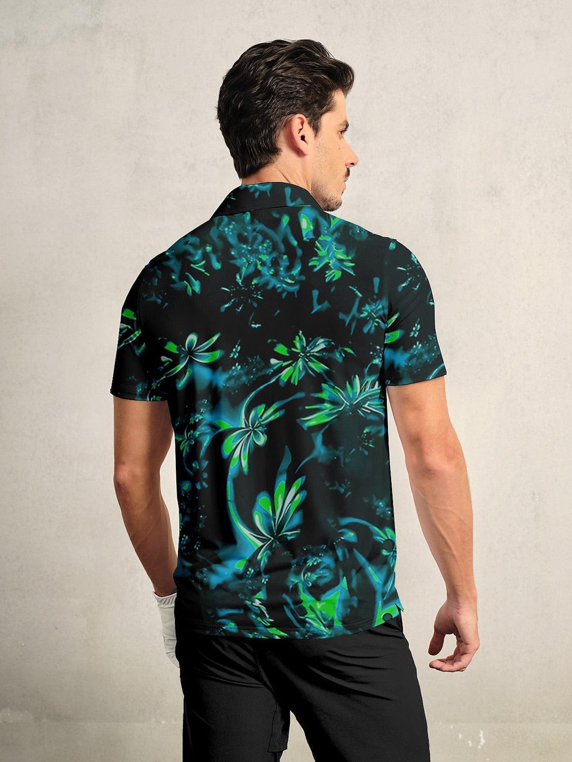 Botanical Energy Men's Polo Top UPF50+