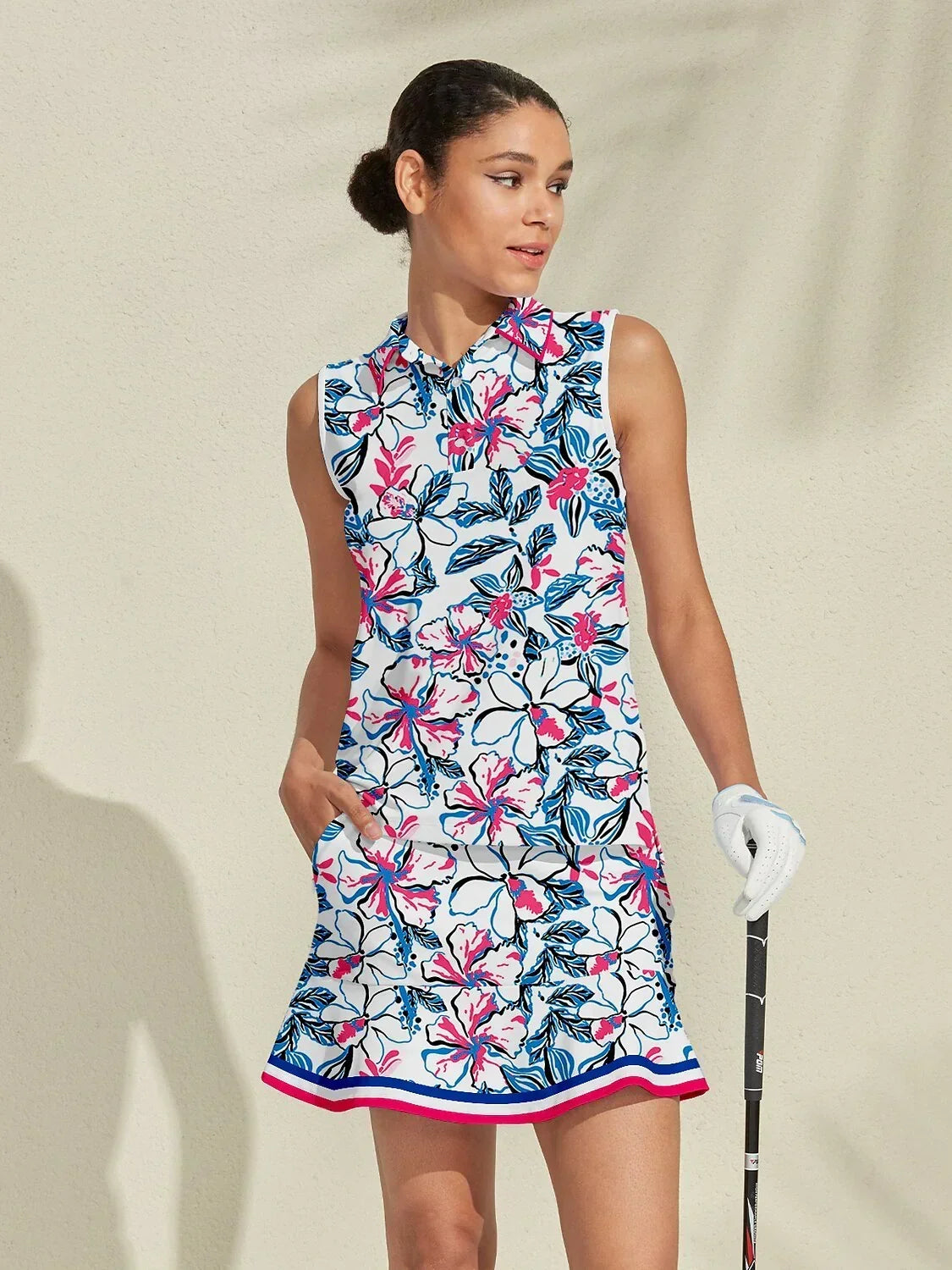 Botanical Energy Polo Top UPF50+