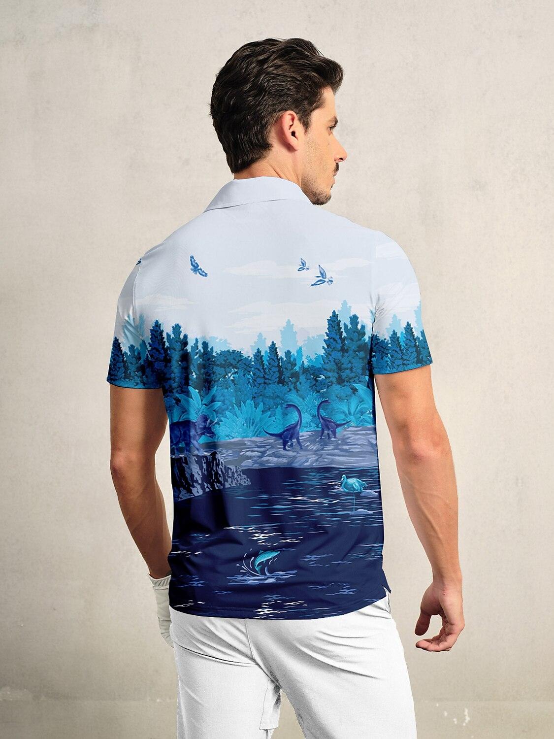 Wildlife Party Men's Polo Top UPF50+