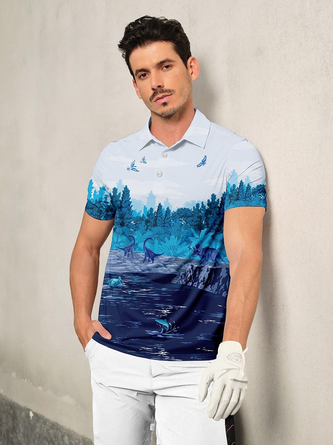 Wildlife Party Men's Polo Top UPF50+