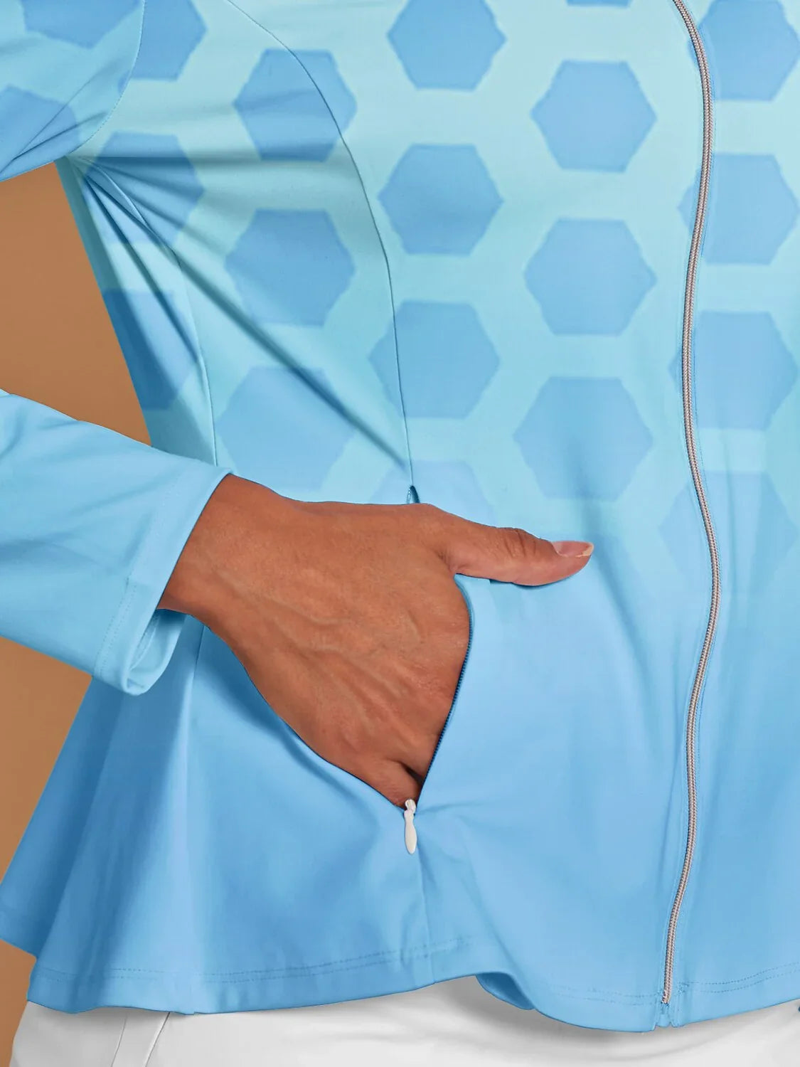 Hyper-prep Ruffle Golf Jacket Sun Protection