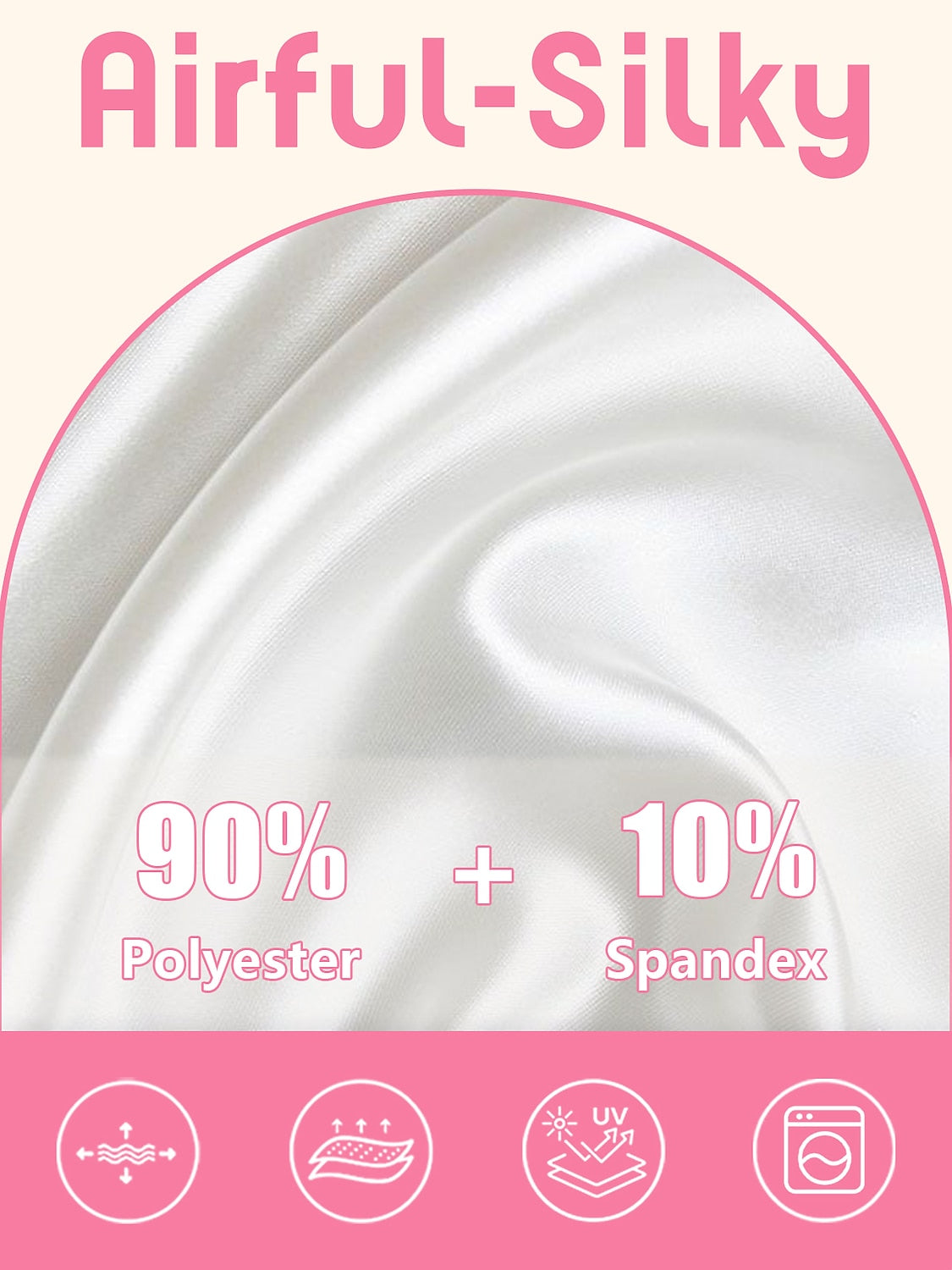 Inked Skins Silky 19 Inch High Waist Skort UPF50+