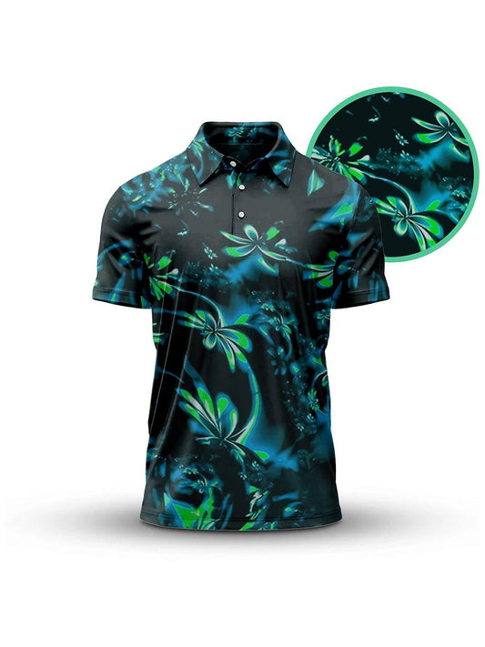 Botanical Energy Men's Polo Top UPF50+