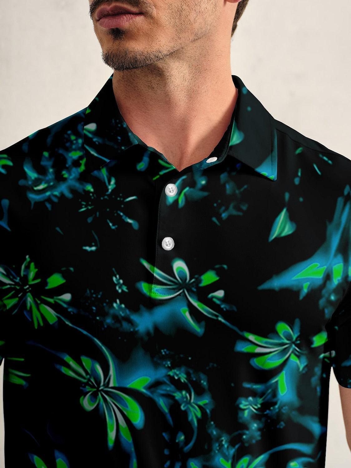 Botanical Energy Men's Polo Top UPF50+