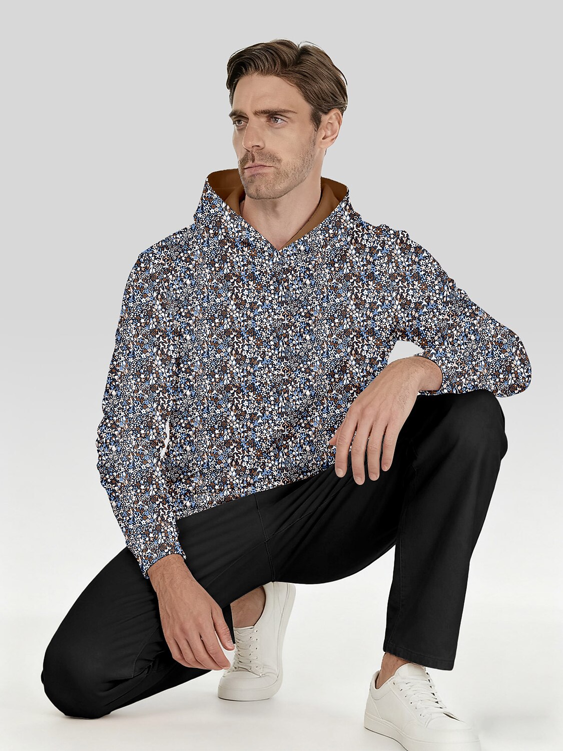 Inked Skins Men's Golf Hooded Sweatshirt