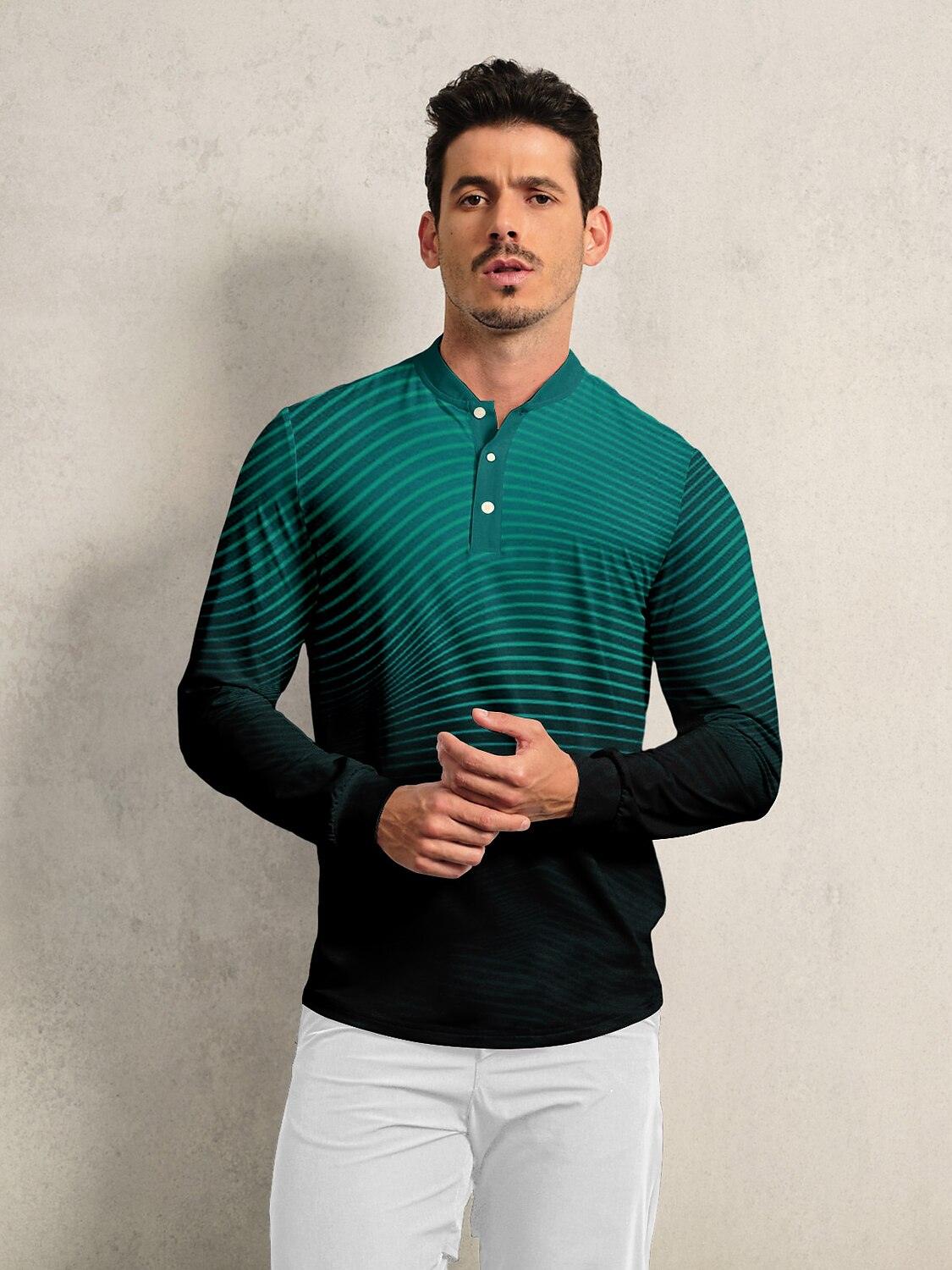 Air Brush Men's Golf Henley Shirt UPF50+