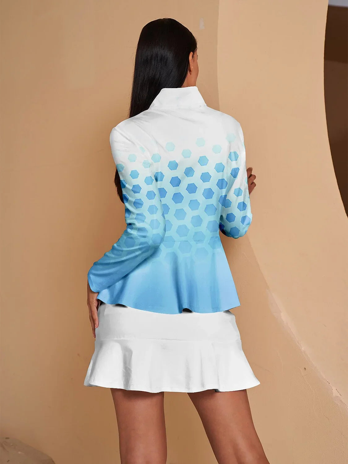 Hyper-prep Ruffle Golf Jacket Sun Protection
