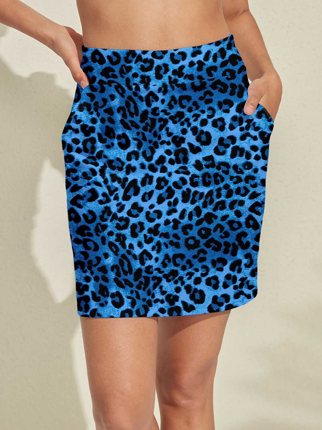 Wildlife Party Silky 19 Inch High Waist Skort UPF50+