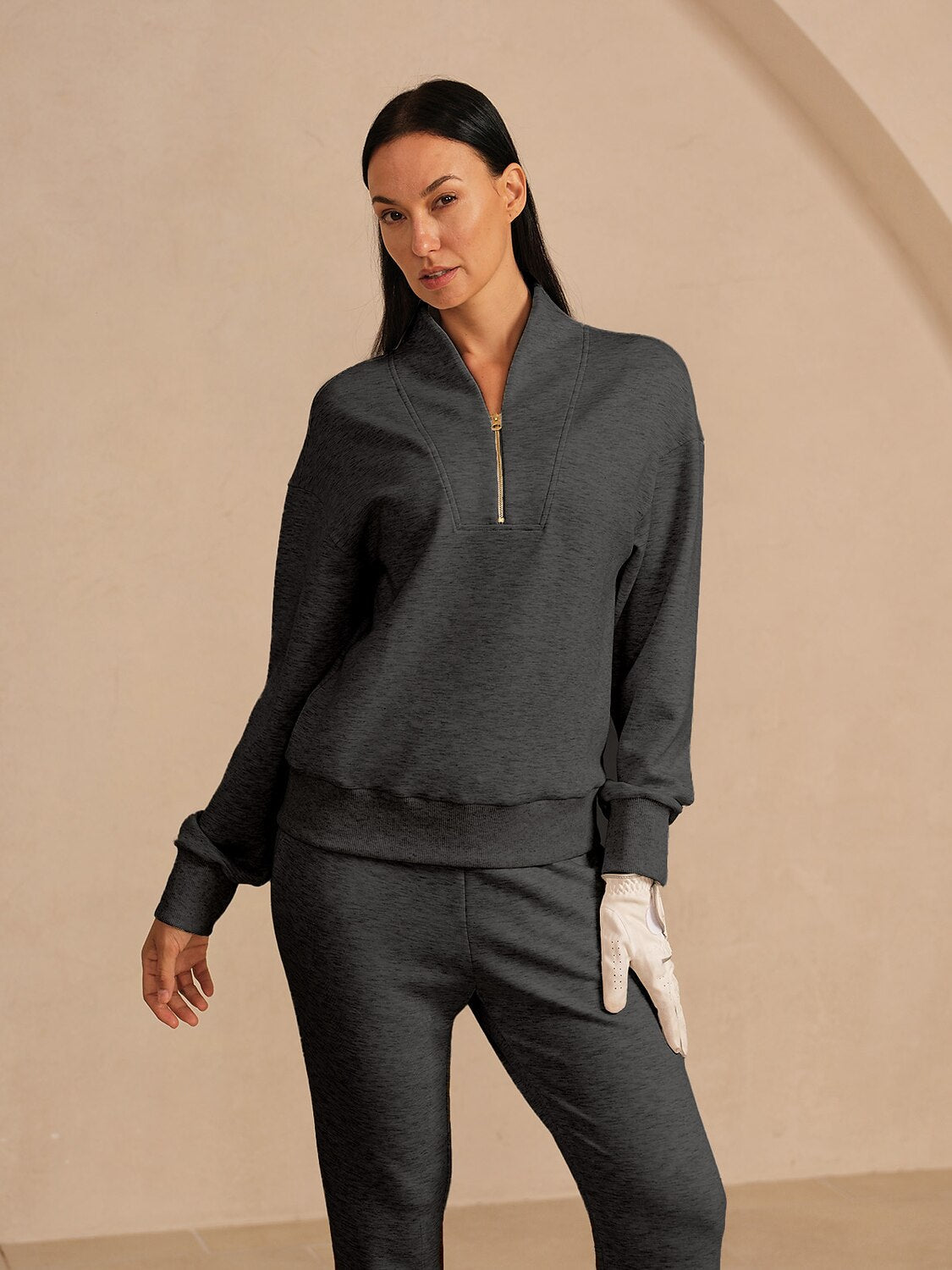 UltraSoft Performance Cropped Sweatshirt