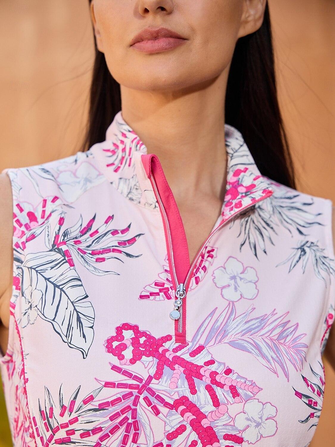 Premium Sleeveless Mock Neck 35.5 Inch Dress UPF50+