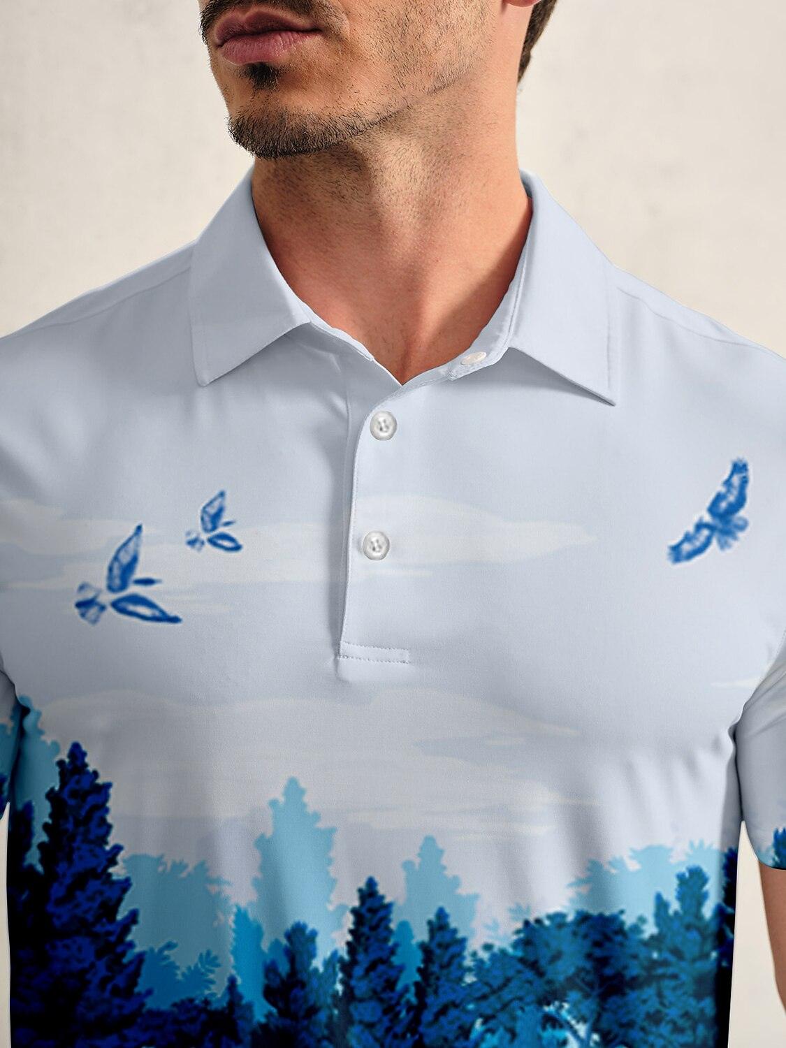 Wildlife Party Men's Polo Top UPF50+